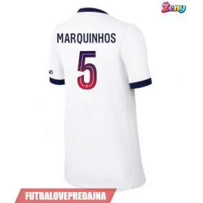 Lacne Ženy Futbalové dres Paris Saint-Germain Marquinhos #5 2026-27 Krátky Rukáv - Preč